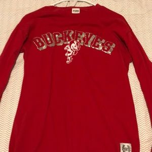 PINK, Ohio state pink long sleeve shirt. Size S